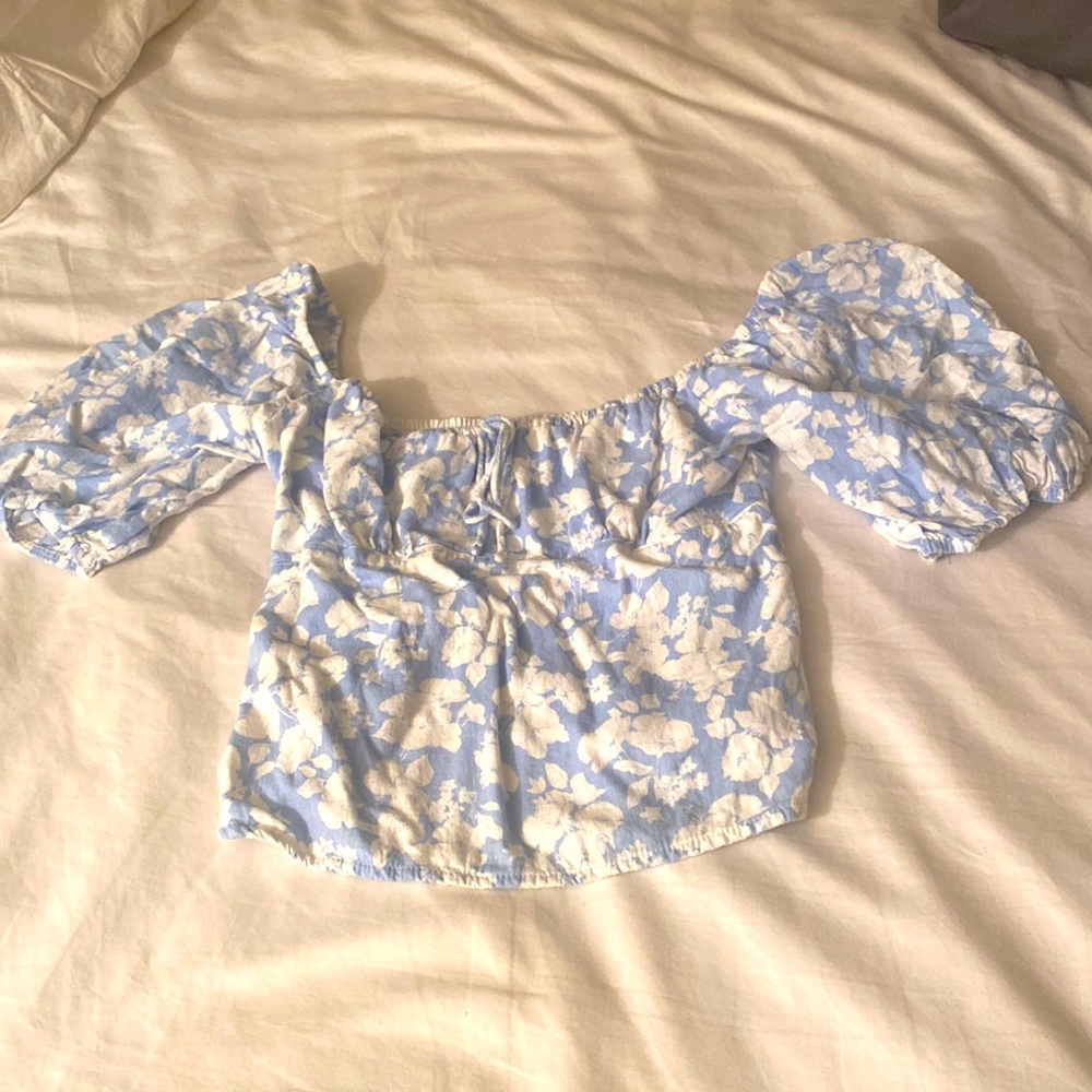 Abercrombie Tie Front Top